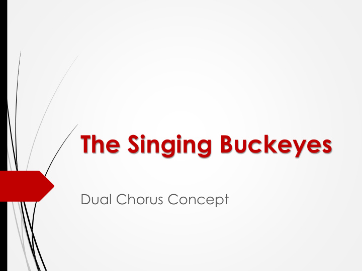 the singing buckeyes