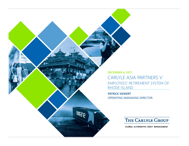 carlyle asia partners v
