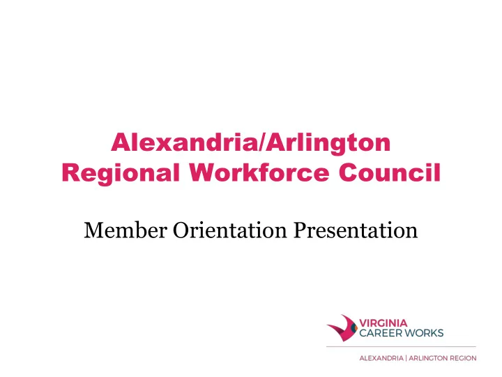 alexandria arlington