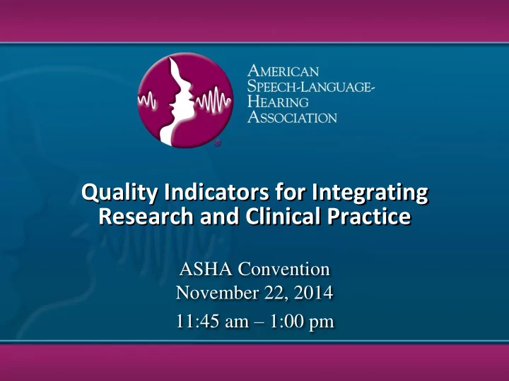 research and clinical practice