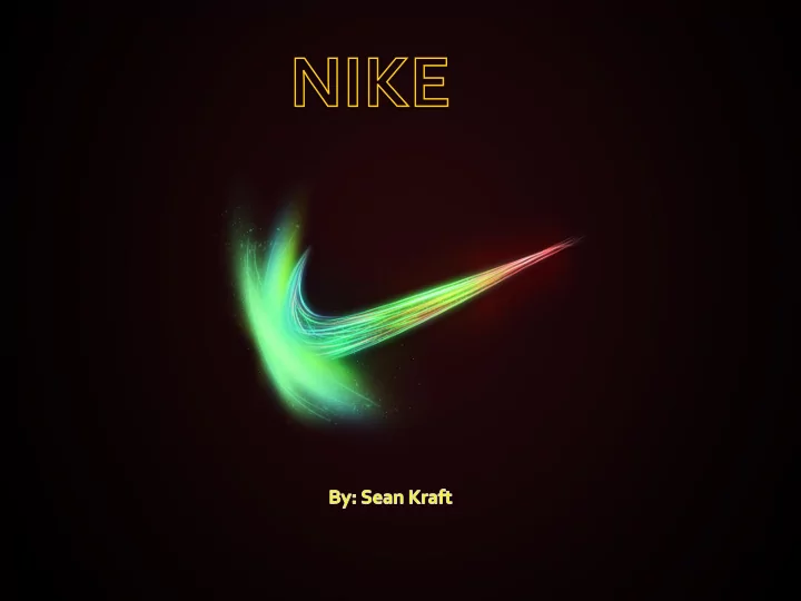 history on nike