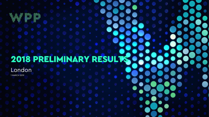 2018 preliminary results