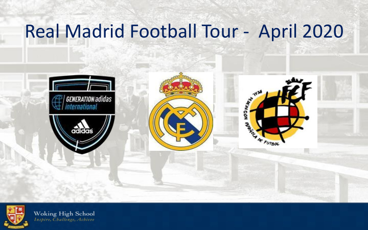 real madrid football tour april 2020 aims