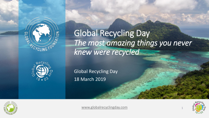 global recycling day