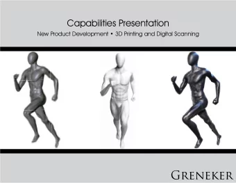 Greneker  Weeks 1 - 4  Greneker  Development Schedule  Mannequin Development Schedule    Week 1: