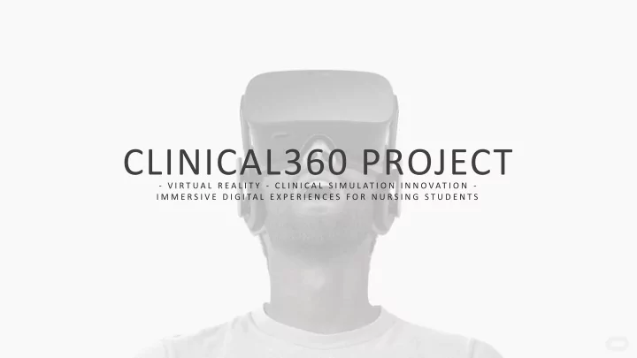 clinical360 project