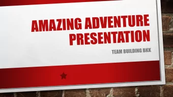 PRESENTATION   Amazing adventure bangkok  is a fun and unique  way to discover bangkok and the