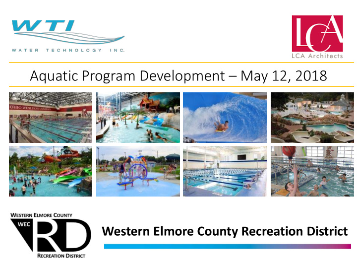 aquatic program development may 12 2018