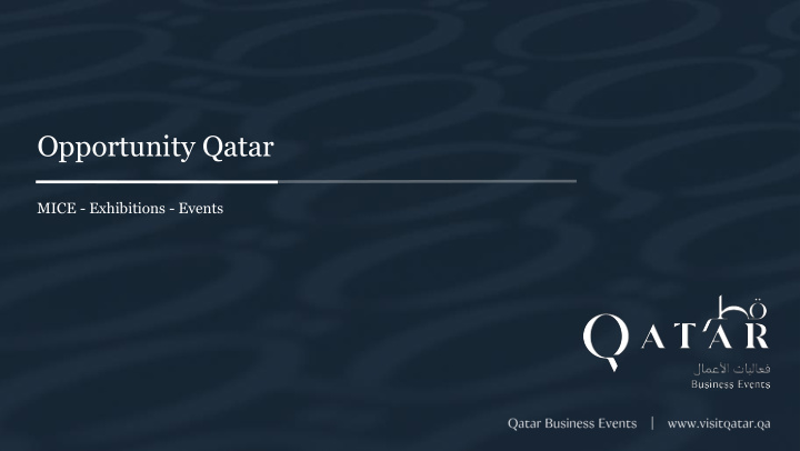 opportunity qatar