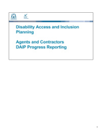 1 under the disability services act 1993 amended 2004 the
