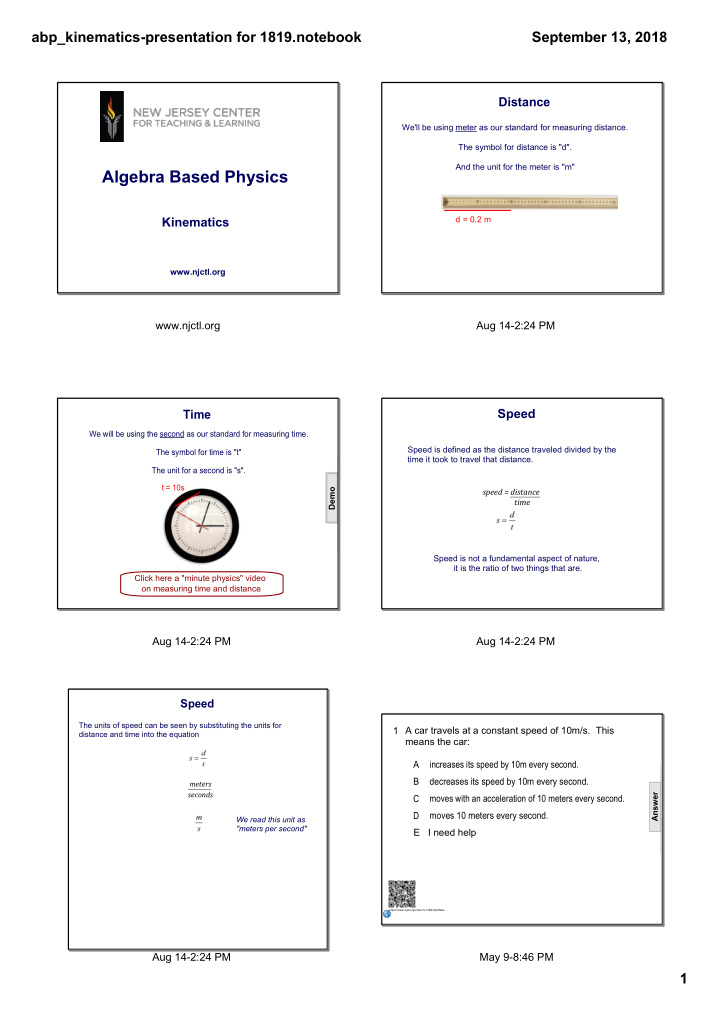 abp kinematics presentation for 1819 notebook september