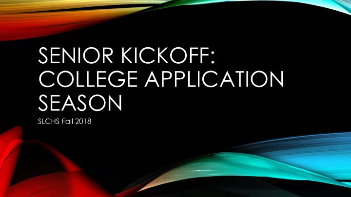 college application