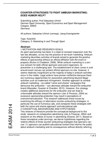 EASM 2014  both the name and shame approach and educational ads.  2CONCEPTUAL BACKGROUND AND