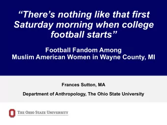 Theres nothing like that first  Saturday morning when college  football starts  Football