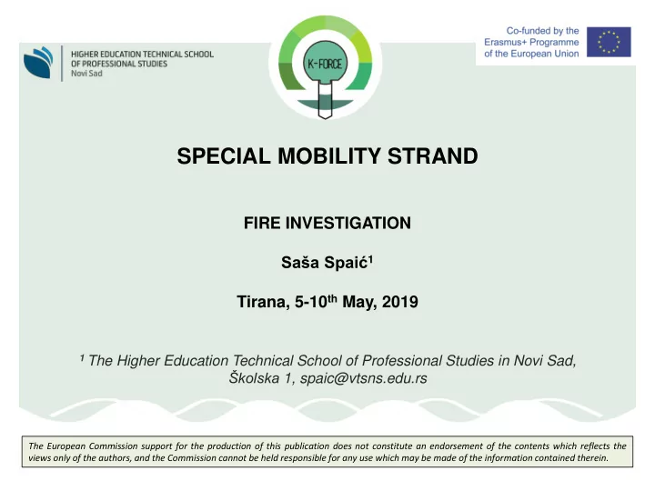 special mobility strand