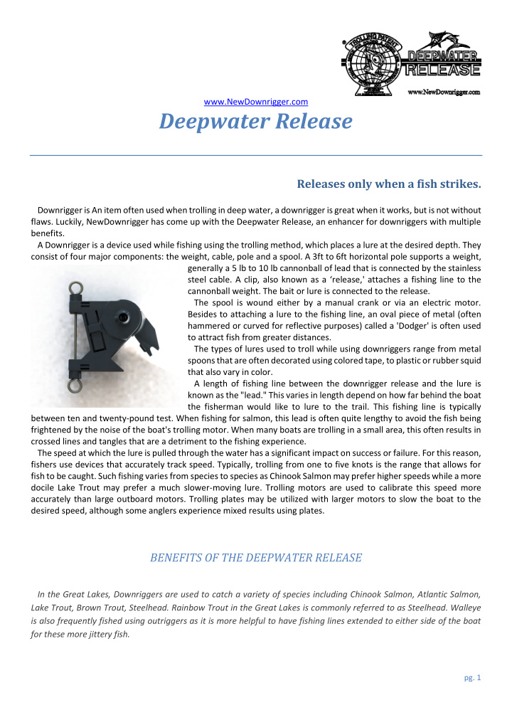 deepwater release