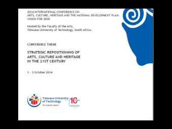 Ay Olrnt, PhD  Does African art music exist as a distinct genre?  Art music was