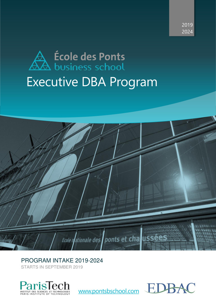 executive dba program