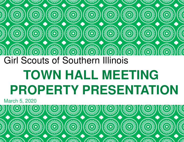 town hall meeting