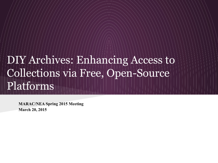 diy archives enhancing access to collections via free