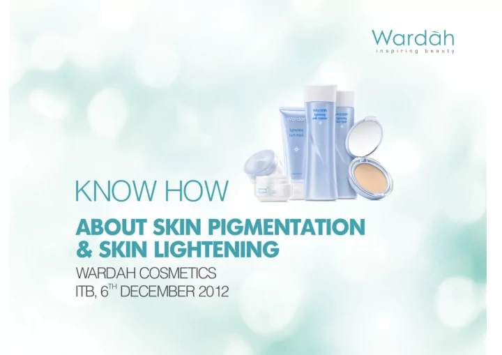 milestone of cosmetic history
