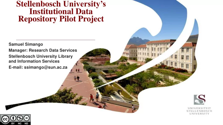 stellenbosch university s
