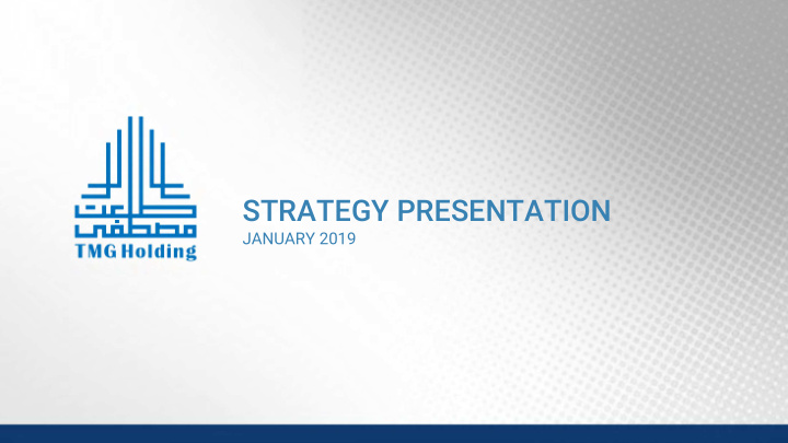 strategy presentation