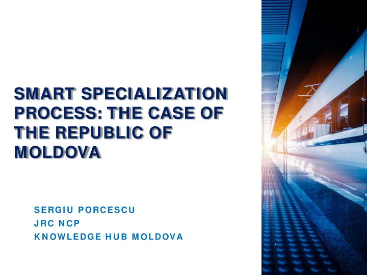smart specialization process the case of the republic of