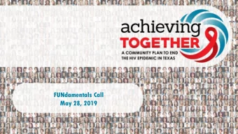 FUNdamentals Call  May 28, 2019  https://youtu.be/EsaKDCBsyWU