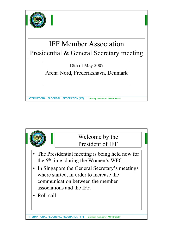 iff member association