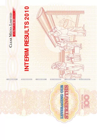 INTERIM RESULTS 2010  1  Forward-  -looking statements  looking statements  Forward  This