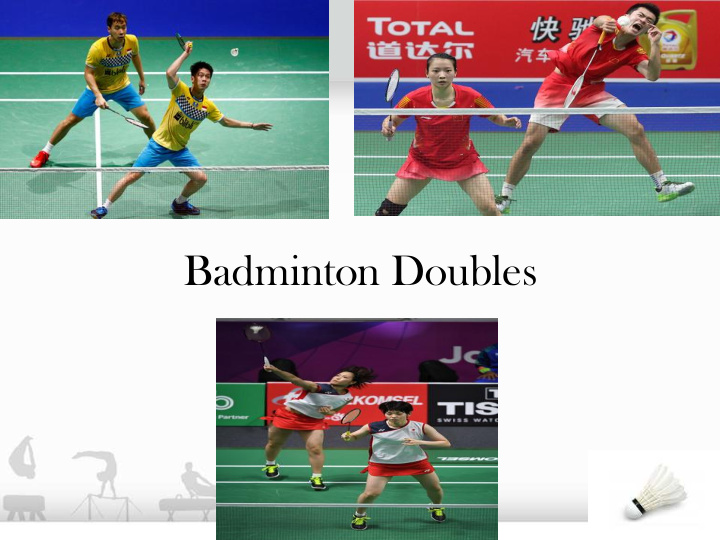 badminton doubles doubles vs singles