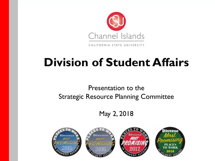division of student affairs