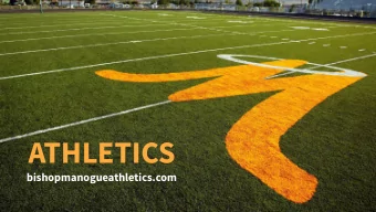 Play to Learn  Play to Grow  Play to Win  Our athletics programs strengthen:  COMMUNITY  LEADERSHIP