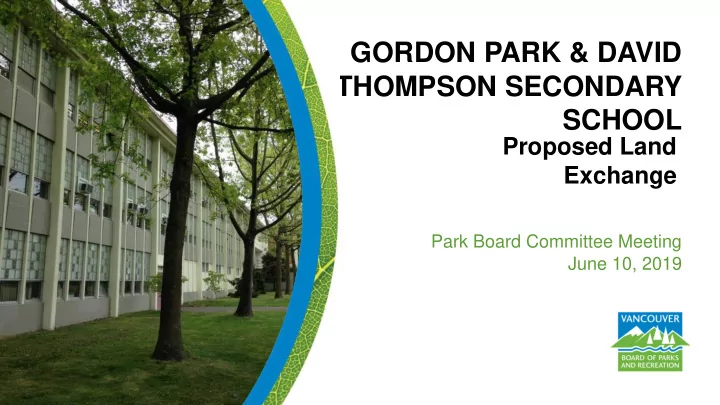 gordon park david