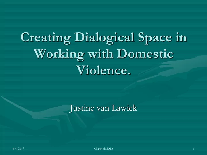 working with domestic