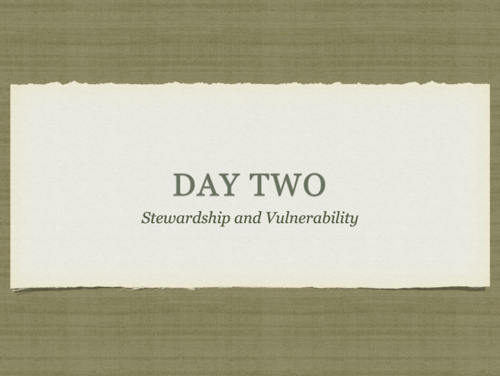 stewardship and vulnerability what s your money story