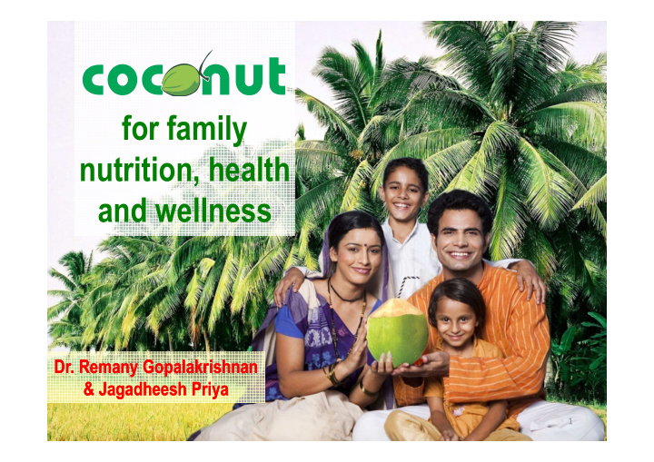 for family nutrition health and wellness
