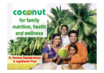 for family  nutrition, health  and wellness  Dr.  Dr. Remany  Remany Gopalakrishnan  Gopalakrishnan