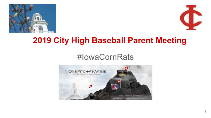 2019 city high baseball parent meeting iowacornrats