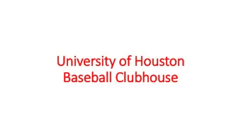 University of Houston  Baseball Clubhouse