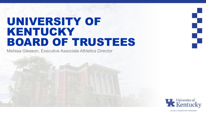 university of kentucky board of trustees
