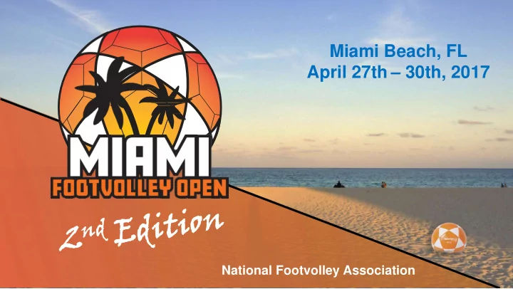 miami beach fl april 27th 30th 2017