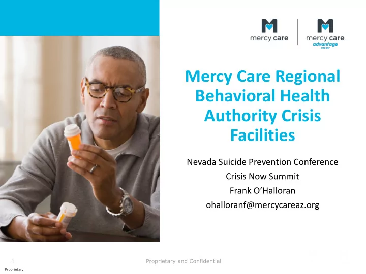 mercy care regional behavioral health authority crisis