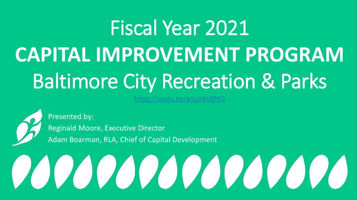 fiscal year 2021 capital improvement program