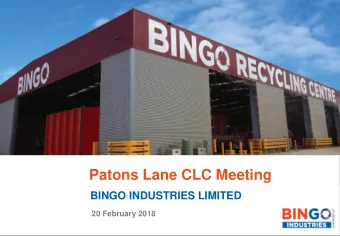 Patons Lane CLC Meeting  INSERT DIVIDER TITLE  13  11  12  INSERT DIVIDER TITLE  14  A  INSERT