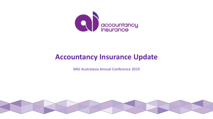 accountancy insurance update