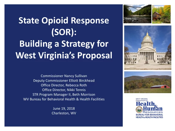 west virginia s proposal