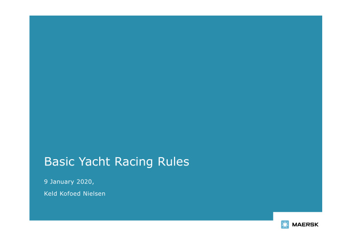 basic yacht racing rules