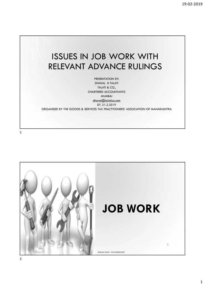 job work